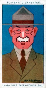 Robert Baden-Powell, 1. Baron Baden-Powell, 1926 von Alick P. F. Ritchie