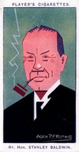 Stanley Baldwin, 1. Earl Baldwin, britischer Premierminister, 1926 von Alick P. F. Ritchie