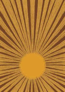 Warmer Retro Sonnenstrahl von Aliya Putrus