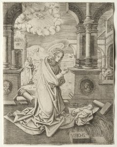 Die Geburt Christi von Allaert Claesz