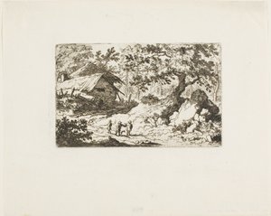 Die verfallene Hütte von Allaert van Everdingen
