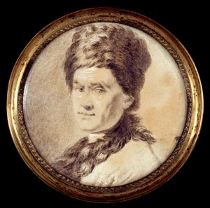 Porträt des Schweizer Philosophen Jean Jacques Rousseau in armenischer Tracht