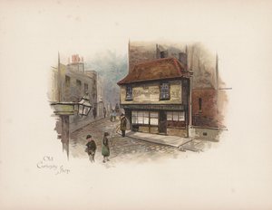 Vertrautes London: Old Curiosity Shop von Allan F. Barraud