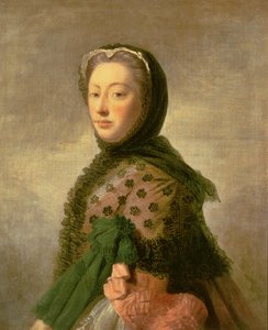 Porträt von Augusta von Sachsen-Gotha, Prinzessin von Wales von Allan Ramsay