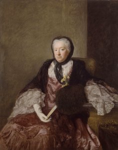 Porträt von Mrs. Mary Martin, 1761
