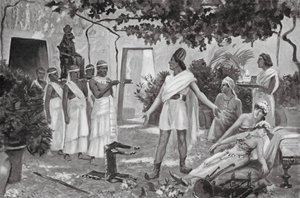 Heilung der hethitischen Prinzessin, die von einem Teufel besessen war von Allan Stewart