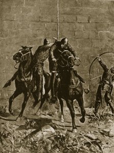 Stephen rettet Prinz Heinrich von Schottland in Ludlow, Illustration aus 