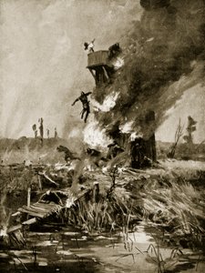 Die Verbrennung der Hexe außerhalb von Ely von Allan Stewart