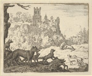 Renard verlässt mit dem Dachs, 1650-75