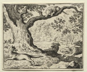 Reineke Fuchs: Die untreue Katze von Allart van Everdingen