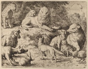 Die Tiere erheben Anklage gegen Reineke von Allart van Everdingen