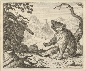 Der Bär ruft Renard vor den Rat der Tiere