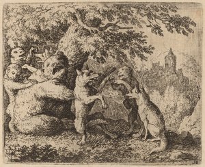 Der Bär und der Wolf werden verfolgt