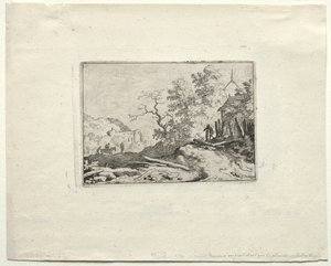 Die Hütte mit dem rustikalen Zaun