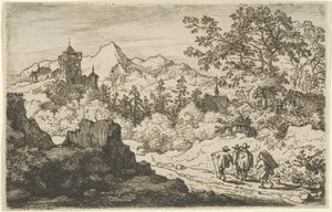 Die drei Männer und der Träger, 17. Jahrhundert