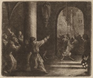 Der Wolf und die Klosterglocke von Allart van Everdingen