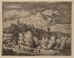 Zwei Karren von Allart van Everdingen