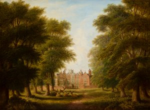 Ansicht von Castle Bromwich Hall von Allen Edward Everitt