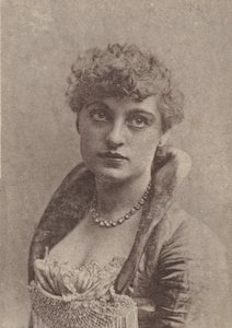 Charlotte Tittell, aus der Schauspielerinnen-Serie N67 zur Förderung von Virginia Brights Zigaretten, ca. 1888
