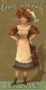 Aus der Serie Mädchen und Kinder N58 zur Förderung von Our Little Beauties Zigaretten für Alle, 1887