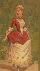 Aus der Serie Mädchen und Kinder N64 zur Förderung von Virginia Brights Zigaretten für Allen &..., 1886 von Allen and Ginter