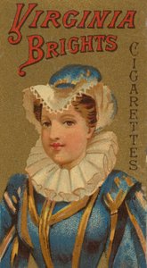 Aus der Serie Girls and Children N64 zur Werbung für Virginia Brights Zigaretten, 1886