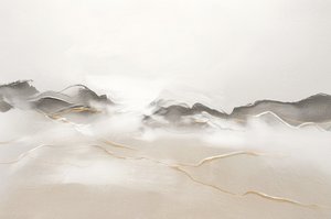 Abstrakte Goldene Landschaft von Alma