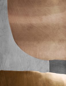 Gebürstete Kupferformen von Alma