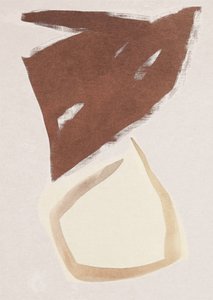 Erdige abstrakte Formen