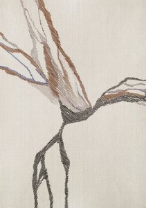 Fließende abstrakte Linien