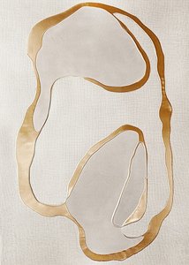 Goldener organischer Fluss