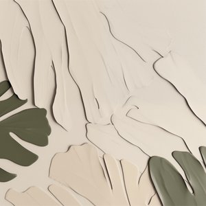 Gedämpfte botanische Formen