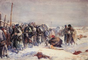 Die österreichisch-ungarische Armee zieht sich von der serbischen Front zurück, 3. Dezember von Almery Lobel Riche