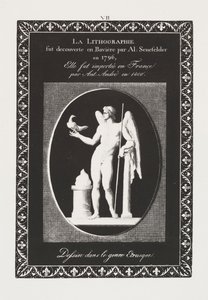 Die Kunst der Lithographie: Widmungsblatt, Platte VII