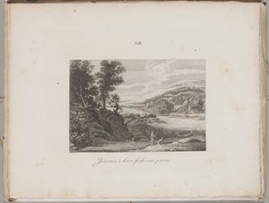 Die Kunst der Lithographie: Flusslandschaft, Platte XIII