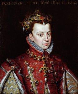 Porträt von Elisabeth de Valois (1545-68), Königin von Spanien