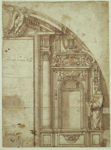 Architektonische Studie von Alonso Cano