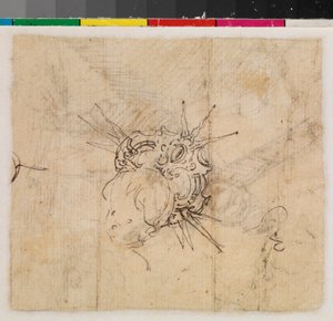 Kopf des Jesuskindes mit Krone, verso, 17. Jahrhundert von Alonso Cano
