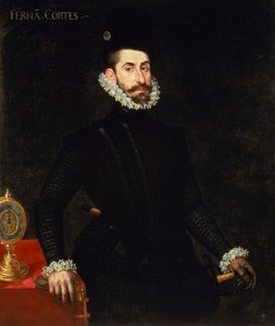 Porträt von Hernan Cortes