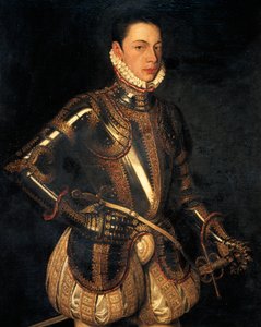 Porträt von Alessandro Farnese von Alonso Sánchez Coello