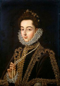 Porträt der Infantin Catherine Michelle von Spanien, 1567-1597, 1582-1585 von Alonso Sánchez Coello