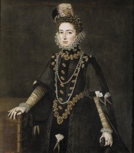 Porträt der Infantin Catherine Michelle von Spanien 1567-1597, 1584-1585 von Alonso Sánchez Coello