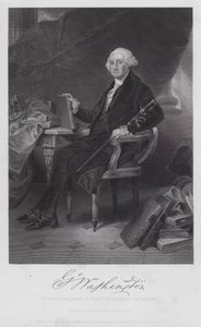 George Washington (Stich) von Alonzo (after) Chappel