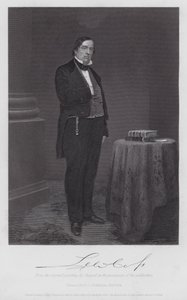 Lewis Cass (Gravur) von Alonzo (after) Chappel