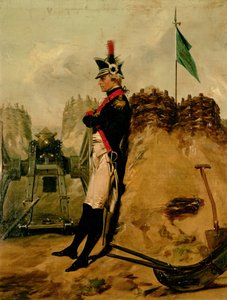 Alexander Hamilton (1757-1804) in der Uniform der New Yorker Artillerie