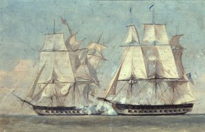 Schlacht zwischen den Vereinigten Staaten und der Macedonian, 25. Oktober 1812, 1859