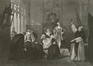 Abordnung der Juden vor Ferdinand und Isabella von Spanien, 15. Jahrhundert von Alonzo Chappel