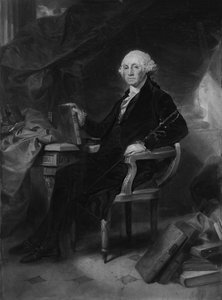 George Washington: Entwurf für einen Stich von Alonzo Chappel