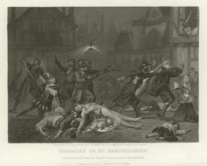 Massaker der Bartholomäusnacht von Alonzo Chappel