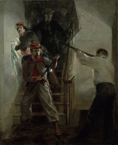 Der Tod von E. E. Ellsworth von Alonzo Chappel